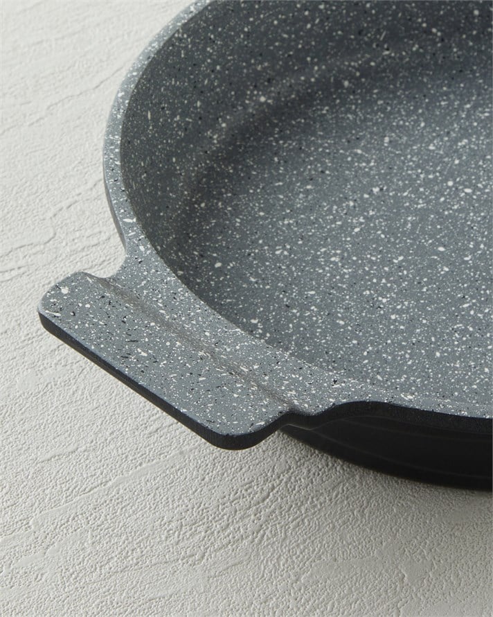 Prime Expert Premium Döküm Kapaklı Sahan 22x4 cm Siyah - Gri