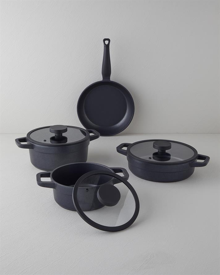 Prime Gusto Döküm Tava 26 cm Siyah