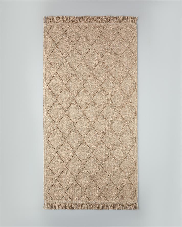 Prisma Dokuma Kilim 80x150 cm Kahverengi.