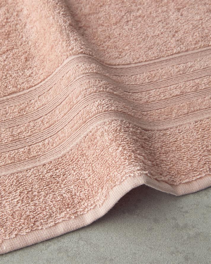 Pure Basic Pamuk Banyo Havlusu 100x150 cm Açık Pembe