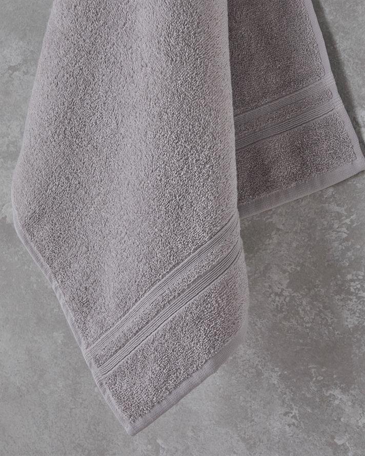 Pure Basic Pamuk Yüz Havlusu 50x90 cm Gri