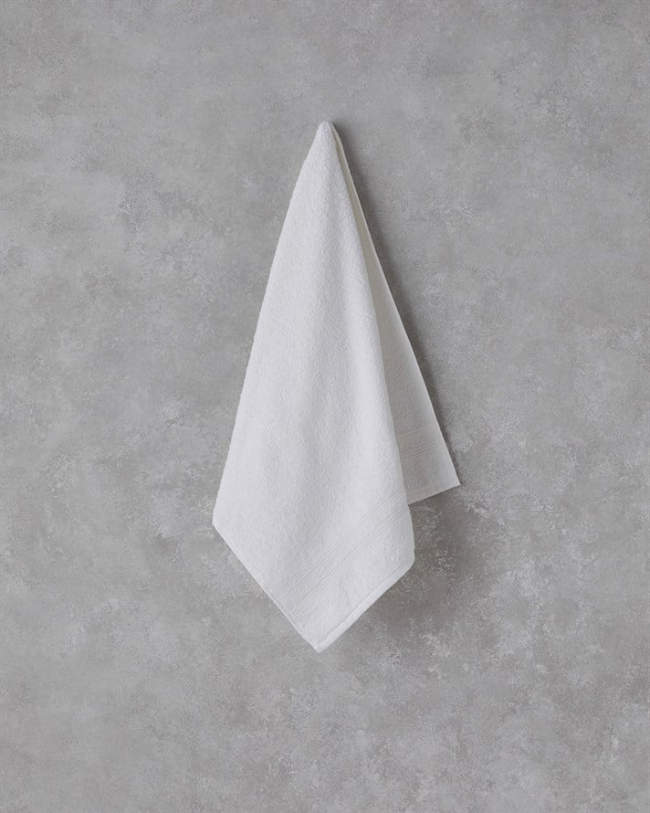 Pure Basic Pamuk Yüz Havlusu 50x90 cm Beyaz