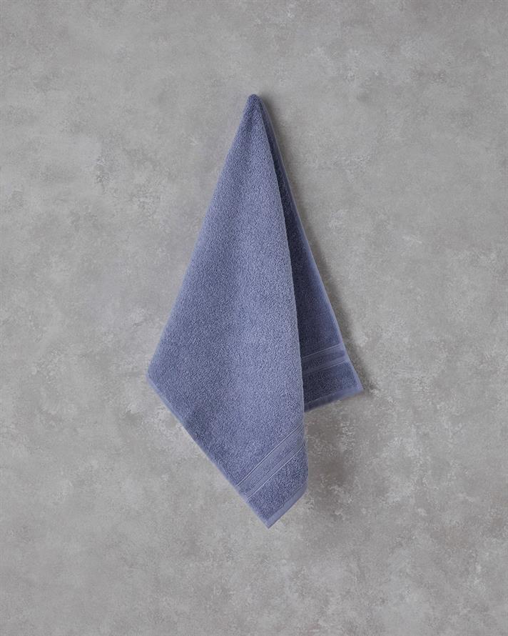 Pure Basic Pamuk Yüz Havlusu 50x90 cm Koyu Mavi