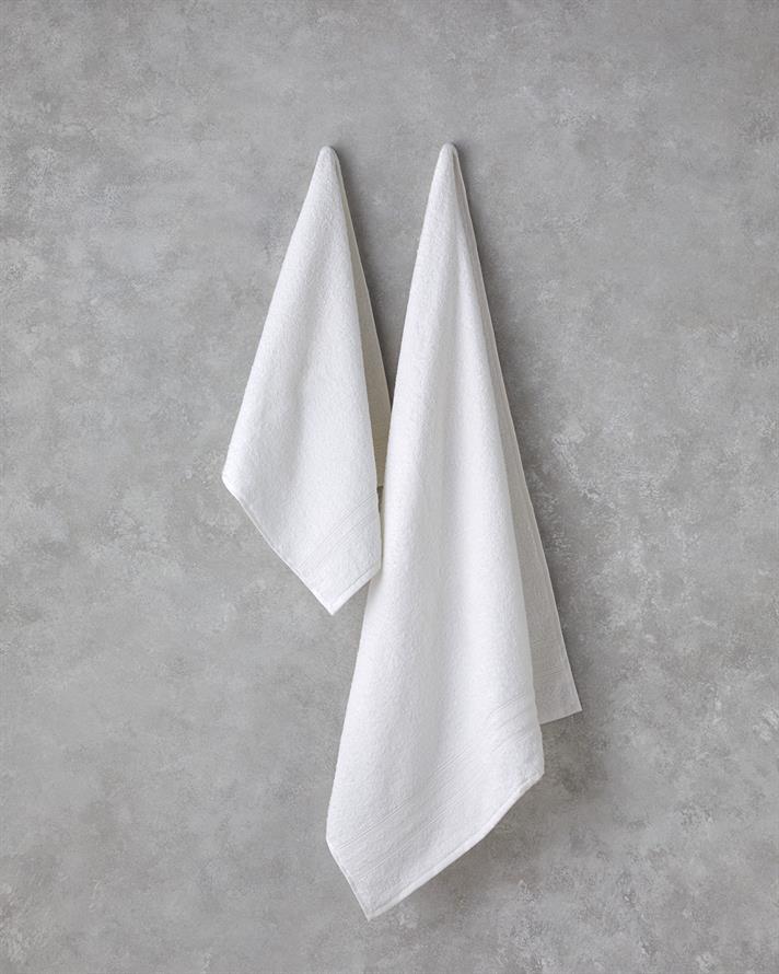 Pure Basic Pamuk Yüz Havlusu 50x90 cm Beyaz