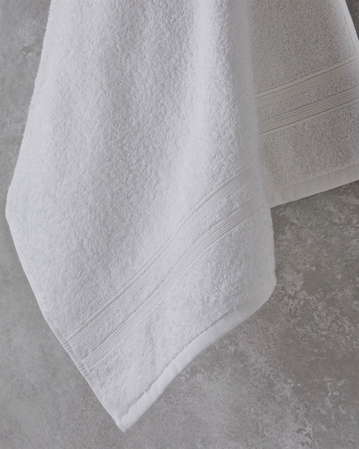 Pure Basic Pamuk Yüz Havlusu 50x90 cm Beyaz