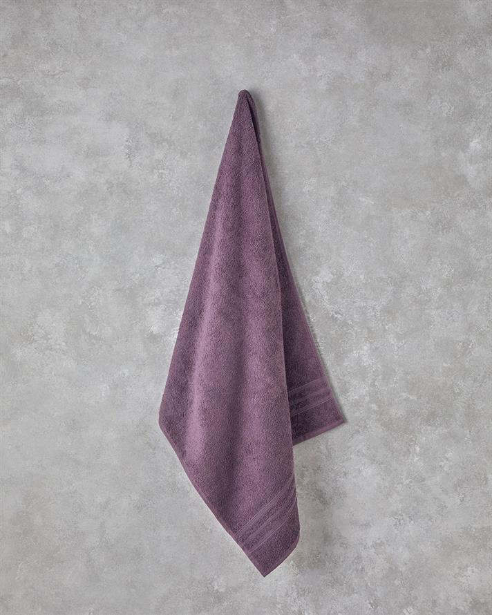 Pure Basic Pamuklu Banyo Havlusu Koyu Mor