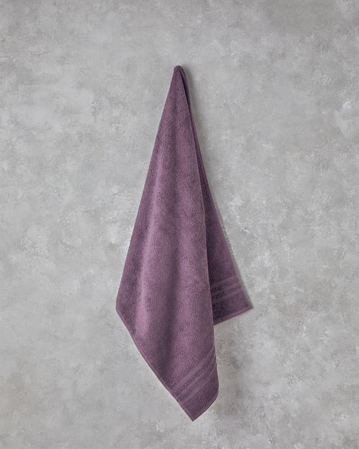 Pure Basic Pamuklu Banyo Havlusu Koyu Mor