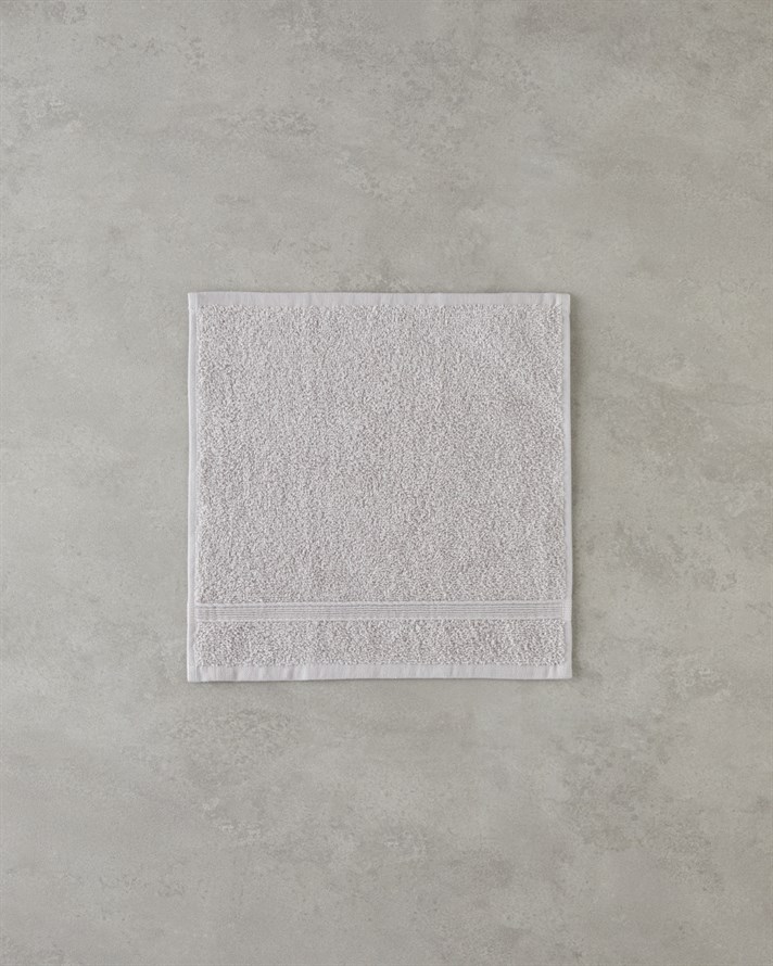 Pure Basic Pamuklu El Havlusu 30x30 cm Gri