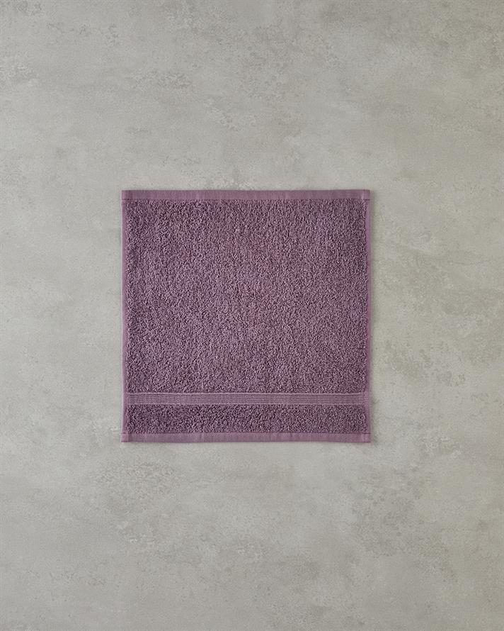 Pure Basic Pamuklu El Havlusu 30x30 cm Koyu Mor