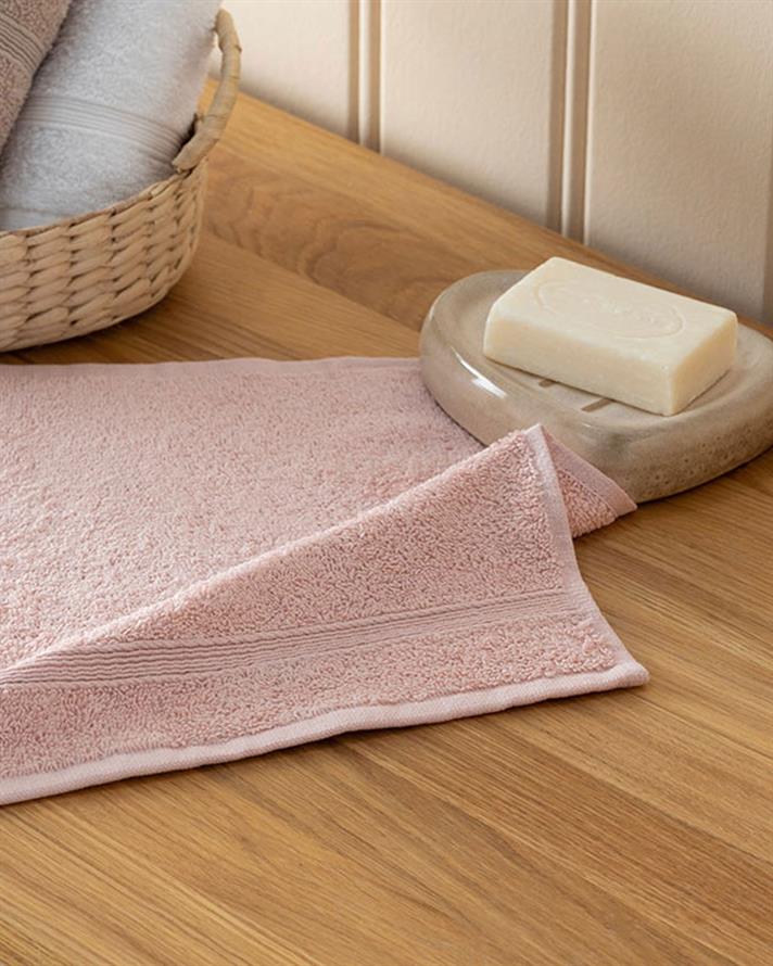 Pure Basic Pamuklu El Havlusu Açık Pembe