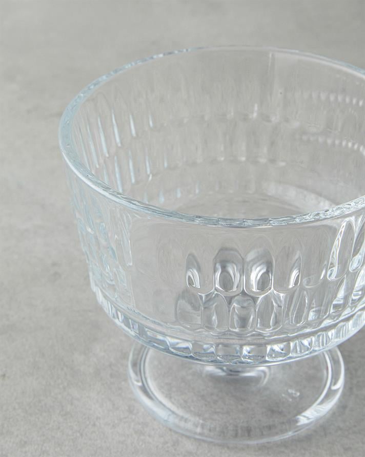 Pure Cam 3lü Cup - Dondurma Kasesi 250 ml Şeffaf