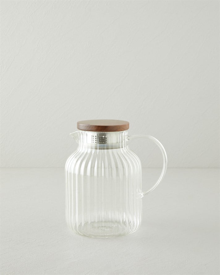 Pure Luxe Cam Sürahi 1400 ml Şeffaf