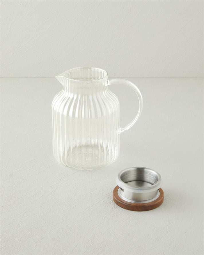 Pure Luxe Cam Sürahi 1400 ml Şeffaf