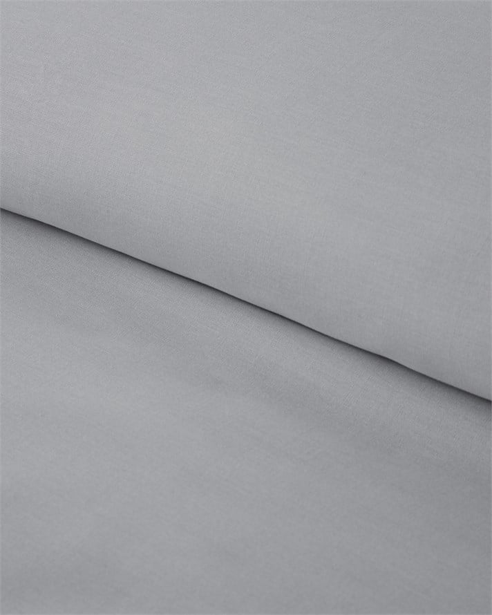 Pure Pamuk Çift Kişilik Çarşaflı Nevresim Takımı 200x220 cm Gri