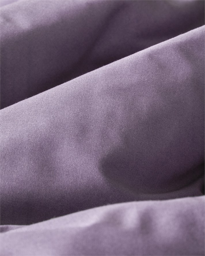 Pure Pamuk Tek Kişilik Nevresim 160x220 cm Toz Pembe-Mürdüm