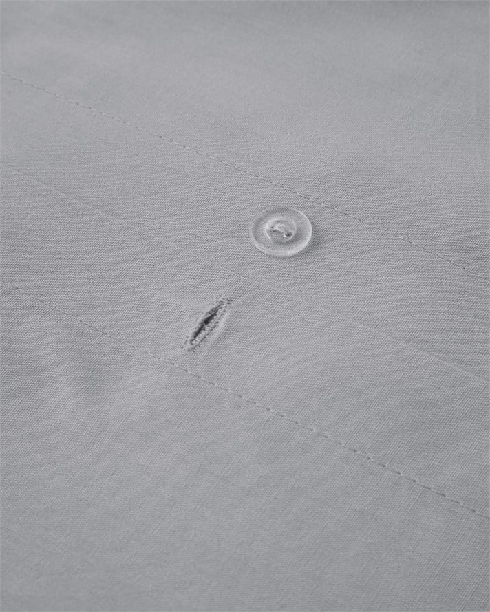 Pure %100 Pamuklu Tek Kişilik Çarşaflı Nevresim Takımı 160x220 cm Gri