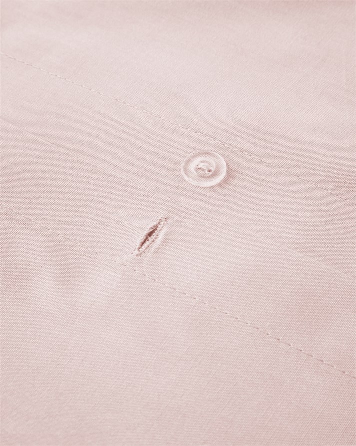 Pure %100 Pamuklu Tek Kişilik Çarşaflı Nevresim Takımı 160x220 cm Toz Pembe