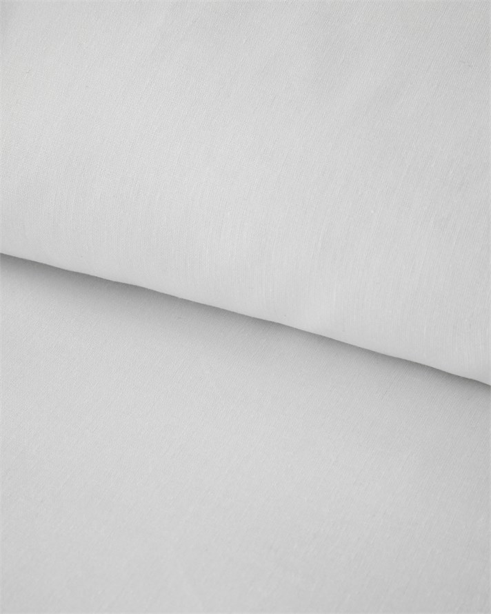 Pure Pamuk Tek Kişilik Çarşaflı Nevresim Takımı 160x220 cm Beyaz