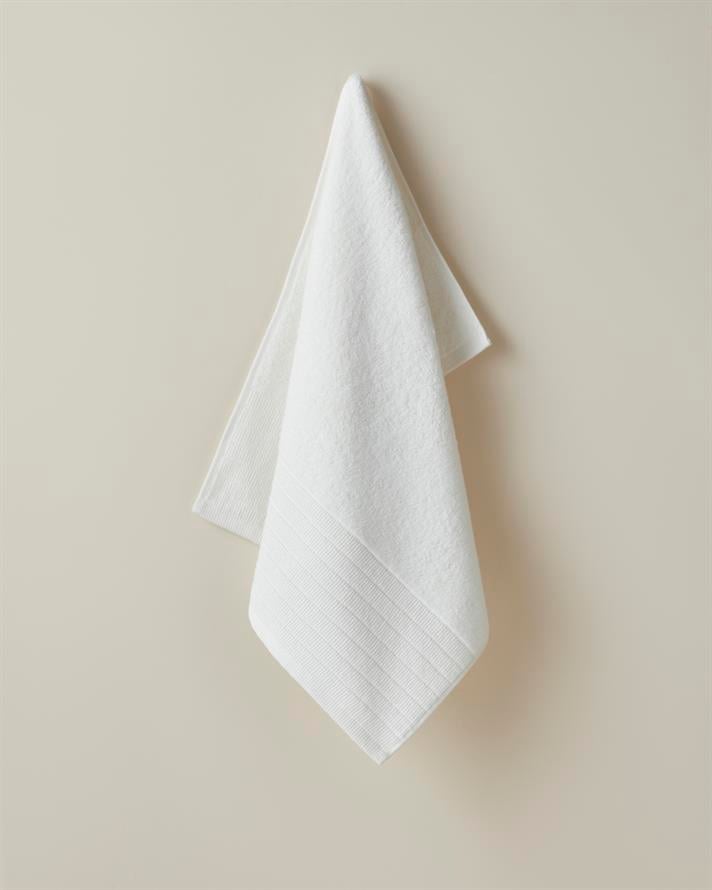 Pure Pamuk Yüz Havlusu 50x80 cm Beyaz