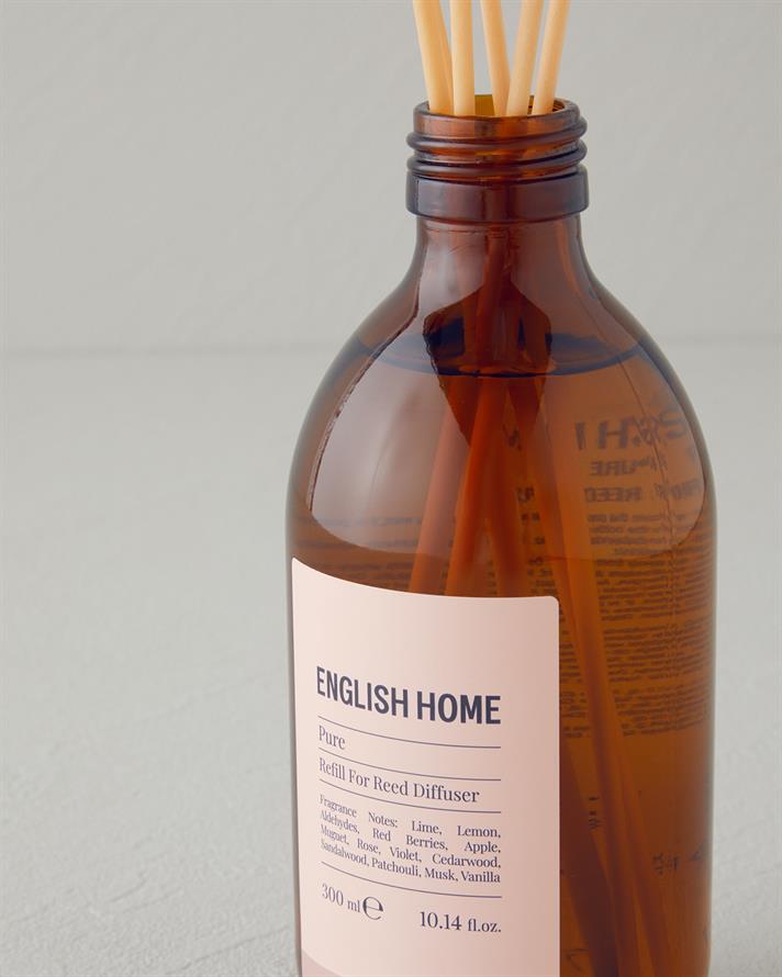 Pure Çubuklu Oda Kokusu Refill 300 ml - Yeniden Doldurulabilir