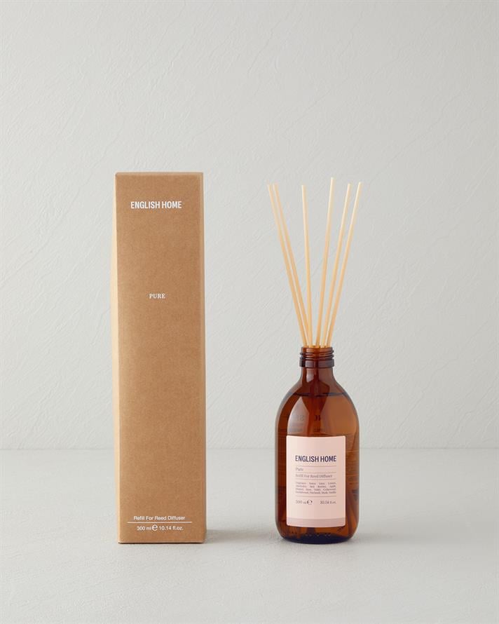 Pure Çubuklu Oda Kokusu Refill 300 ml - Yeniden Doldurulabilir