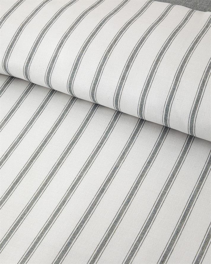 Pure Stripe İpliği Boyalı Çift Kişilik Nevresim Takımı 200x220 cm Yeşil