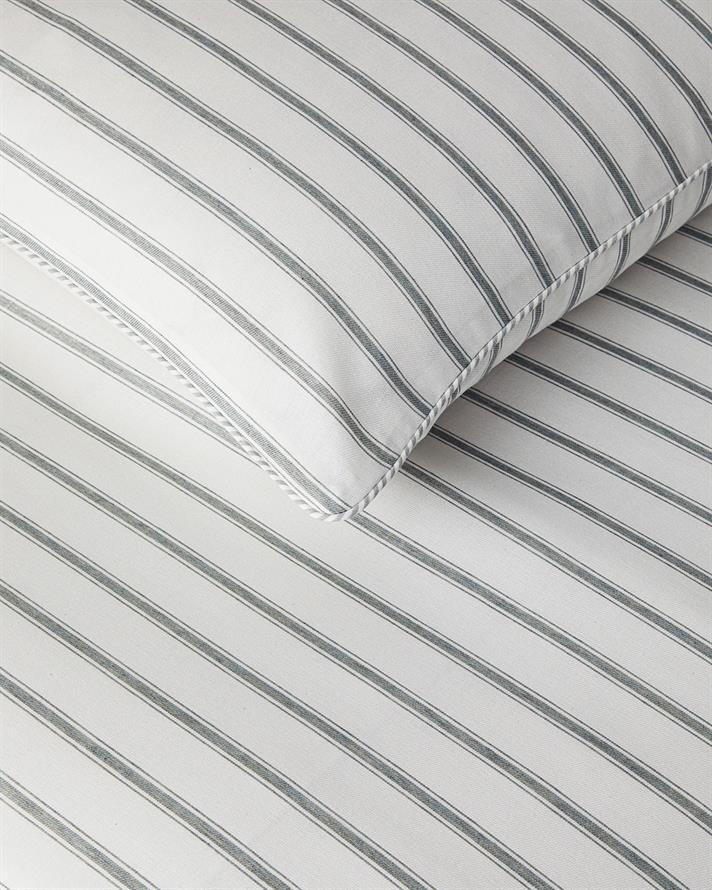 Pure Stripe İpliği Boyalı Çift Kişilik Nevresim Takımı 200x220 cm Yeşil