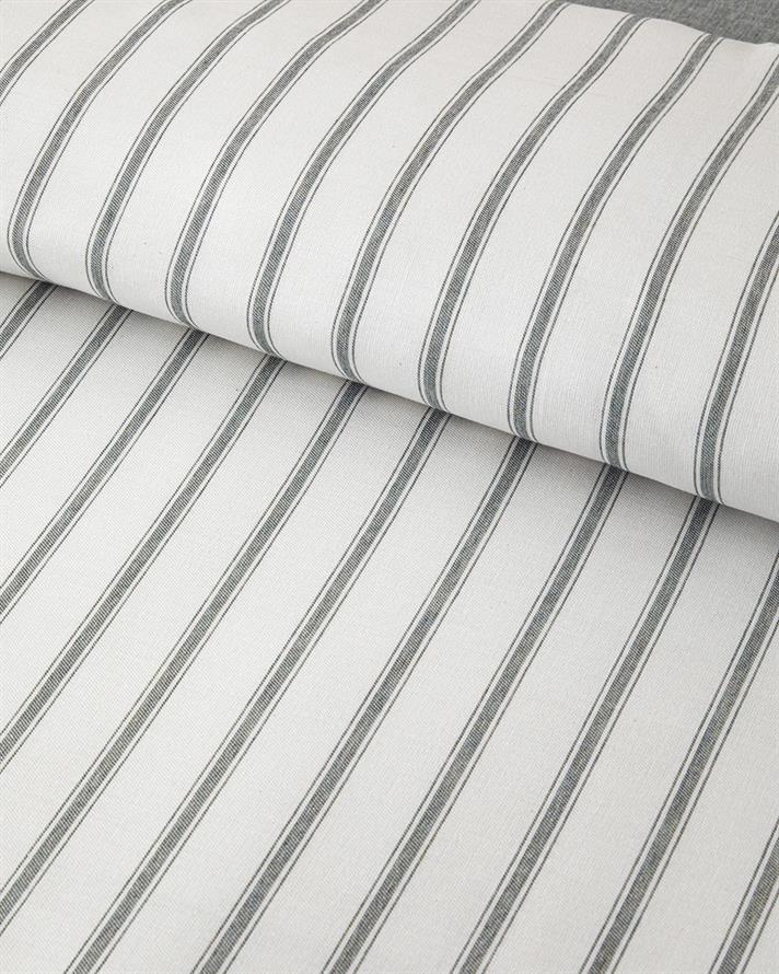 Pure Stripe İpliği Boyalı King Size Nevresim Takımı 240x220 cm Yeşil