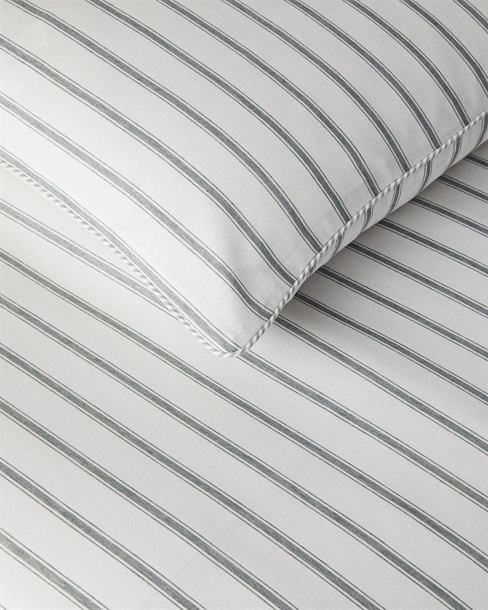 Pure Stripe İpliği Boyalı Tek Kişilik Nevresim Takımı 160x220 cm Yeşil