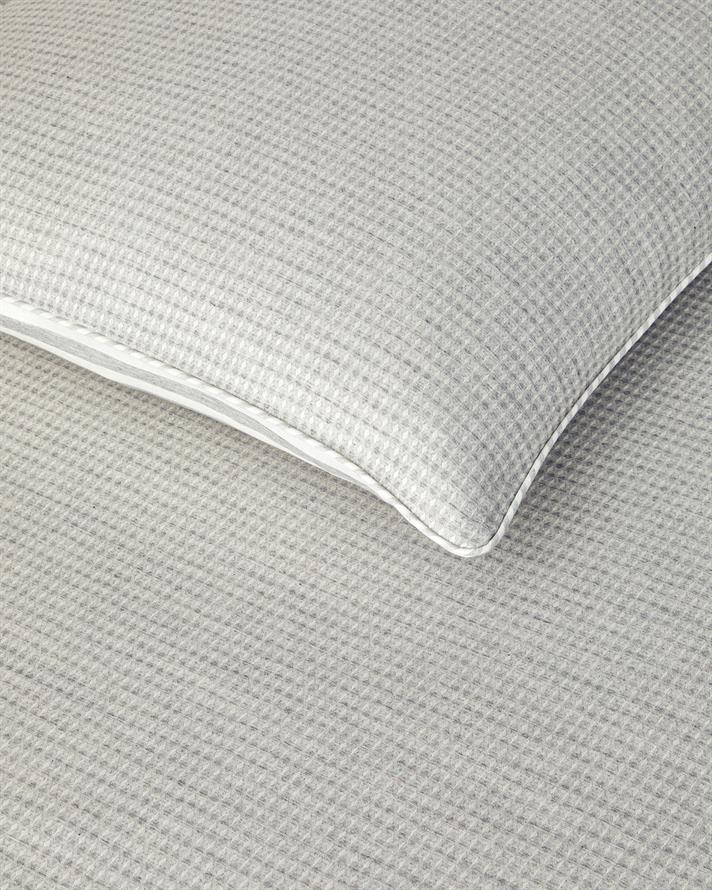 Pure Waffle İpliği Boyalı Çift Kişilik Nevresim Takımı 200x220 cm Gri