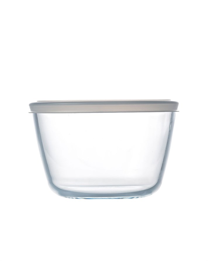 Pyrex Cook&Freeze Cam Yuvarlak Kapaklı Saklama Kabı 1,1 L Beyaz