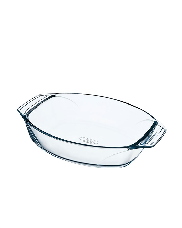 Pyrex Irresistable Cam Oval Fırın Kabı 3L Şeffaf
