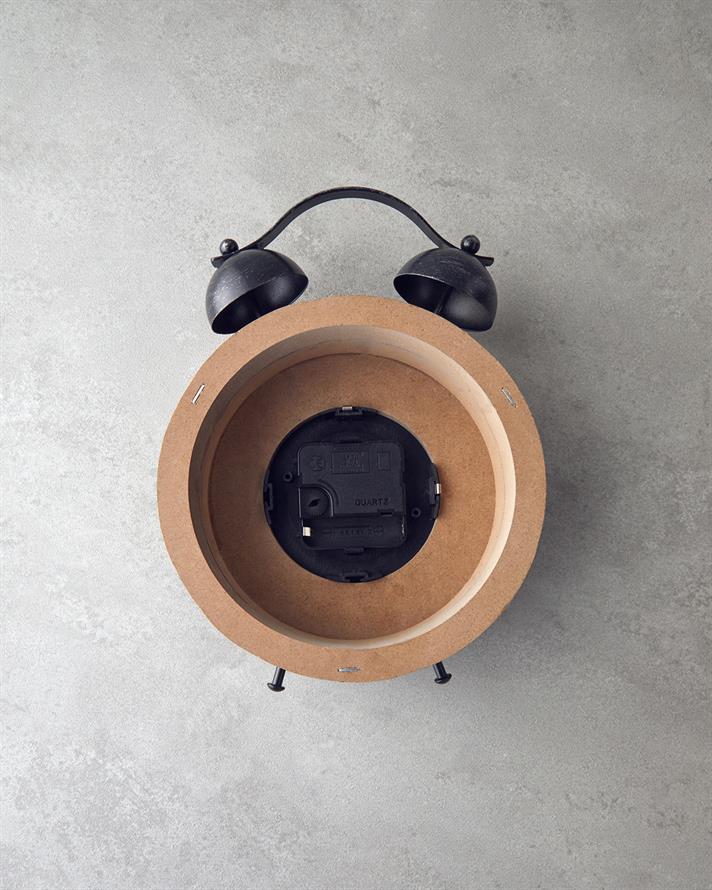 Quadro Ahşap Masa Saati Naturel