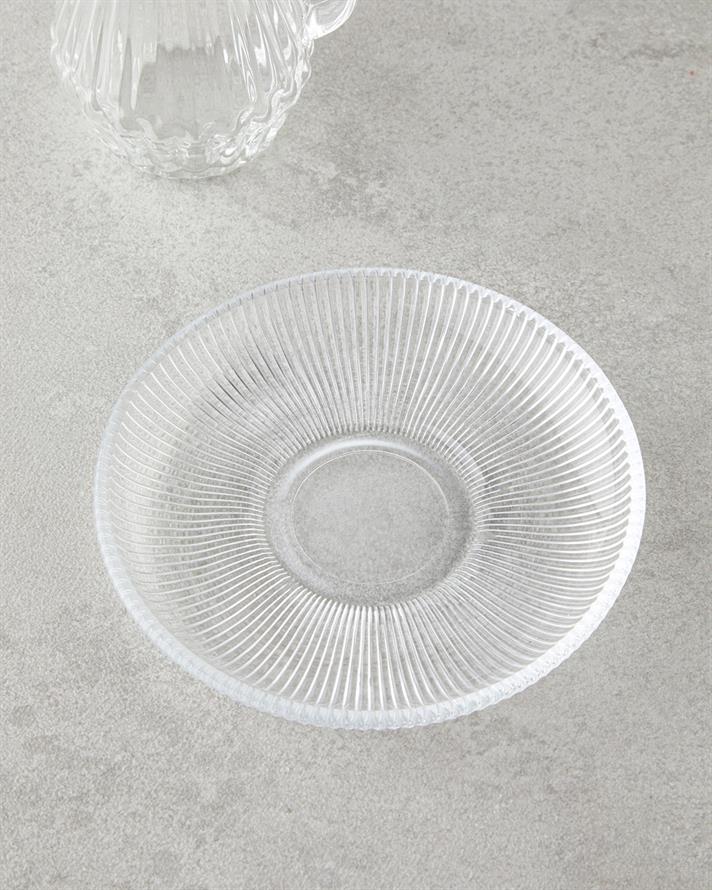 Rachel Cam 12 Parça 6 Kişilik Çay Seti 135 ml Şeffaf