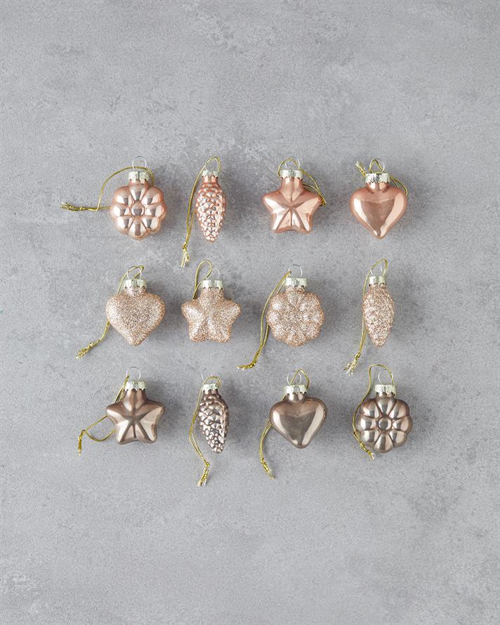 Rachel Set Yılbaşı Ağacı Süsü Gold