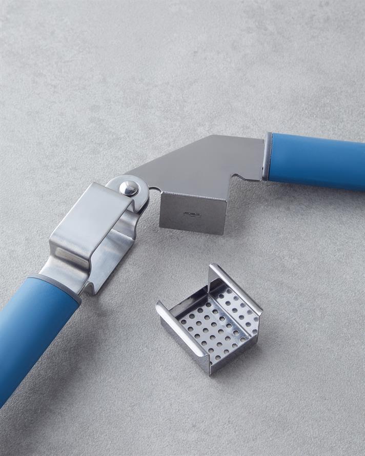 Rachelle Sarımsak Ezici Mutfak Gereci 15,5 cm Mavi - Gri