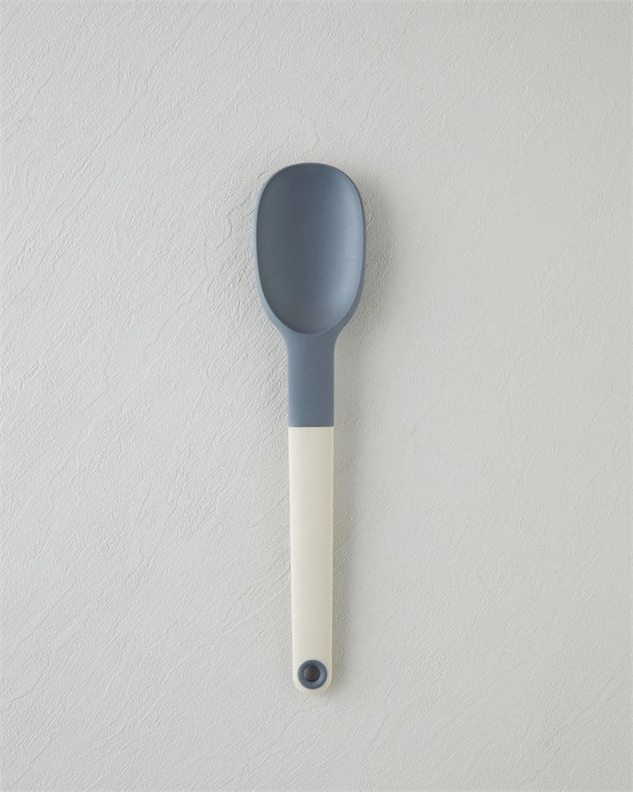 Rachelle Plastik Servis Kaşığı 32 x 6,9 cm Krem-Gri