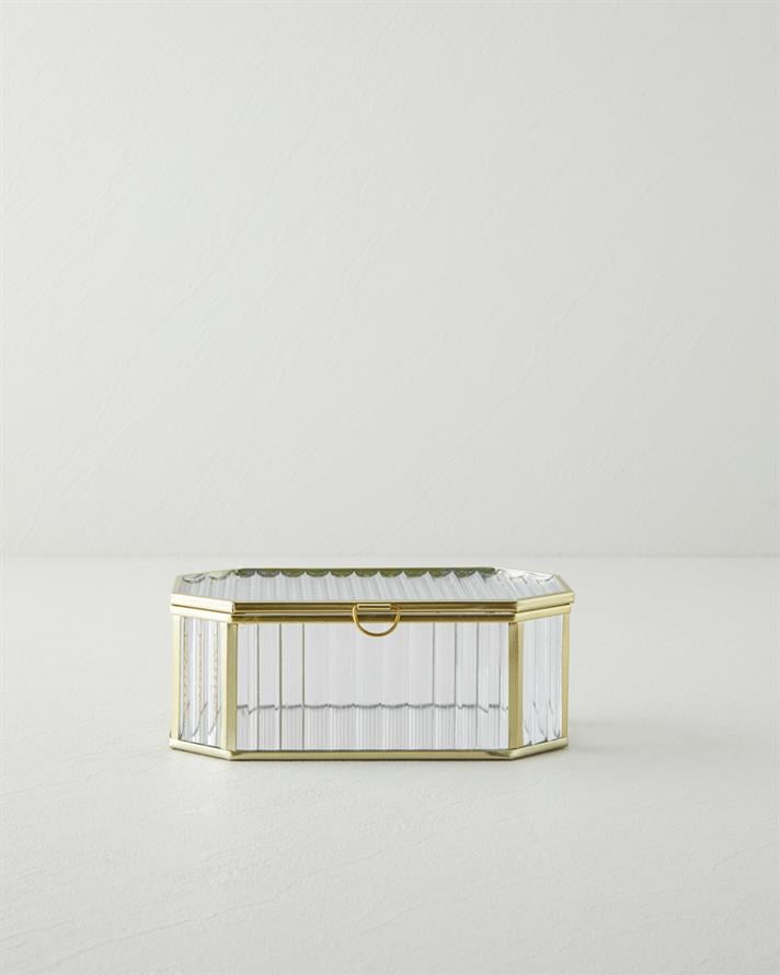 Rasia Dekoratif Kutu 18x11,5x7 cm Gold