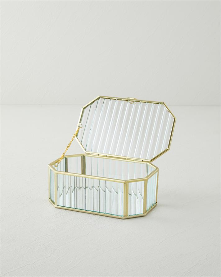 Rasia Dekoratif Kutu 18x11,5x7 cm Gold