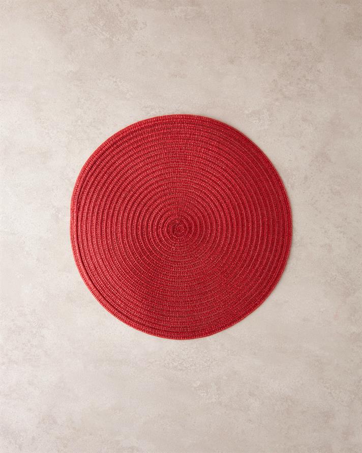 Red Year PP 2li Amerikan Servis 38 cm Kırmızı