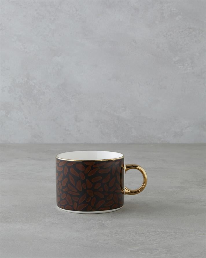 Redstone New Bone China Kupa 345 ml Kahverengi-Gold