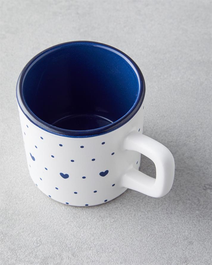 Remixy Seramik 2li Kahve Fincan Takımı 110 ml Mavi