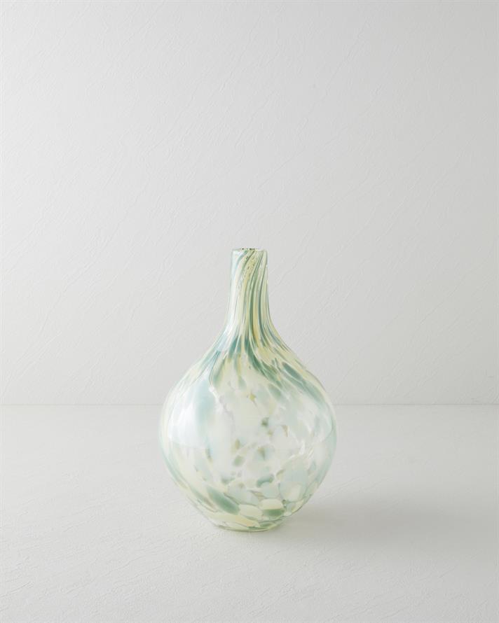 Renita Cam Vazo Yağ Yeşili