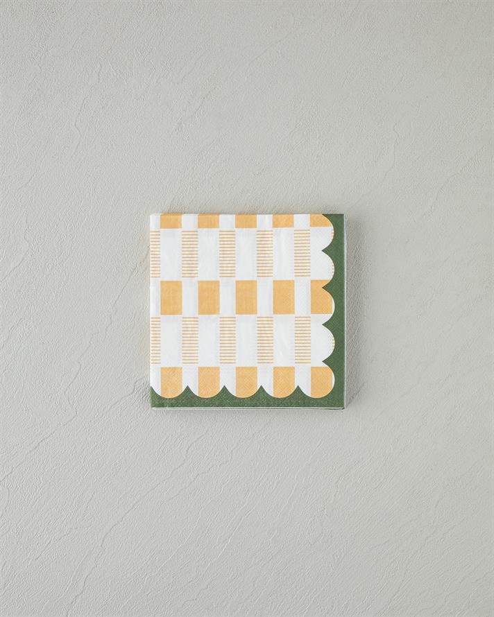 Retro Art 20li Kağıt Peçete Sarı