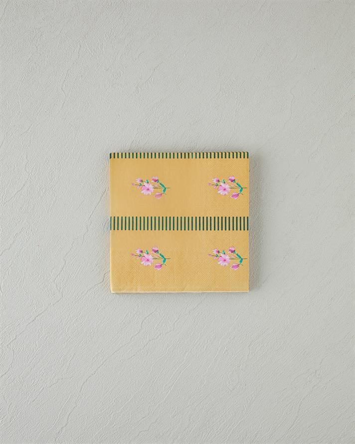 Retro Blossom 20li Kağıt Peçete Turuncu