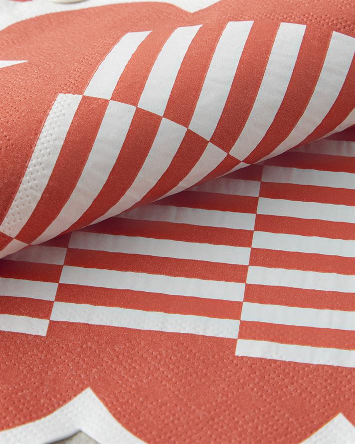 Retro Line 20li Kağıt Peçete Terracotta