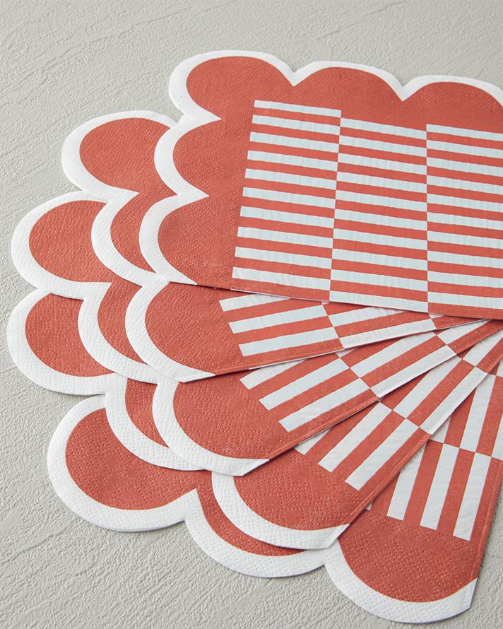 Retro Line 20li Kağıt Peçete Terracotta