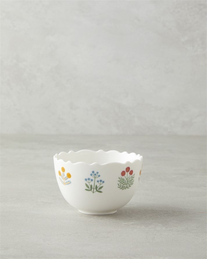 Retro Petite New Bone China Kase 10 cm Renkli