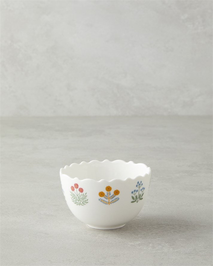 Retro Petite New Bone China Kase 10 cm Renkli