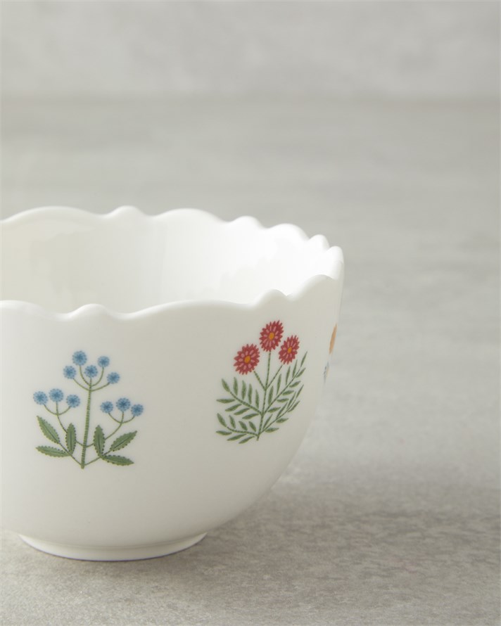 Retro Petite New Bone China Kase 10 cm Renkli